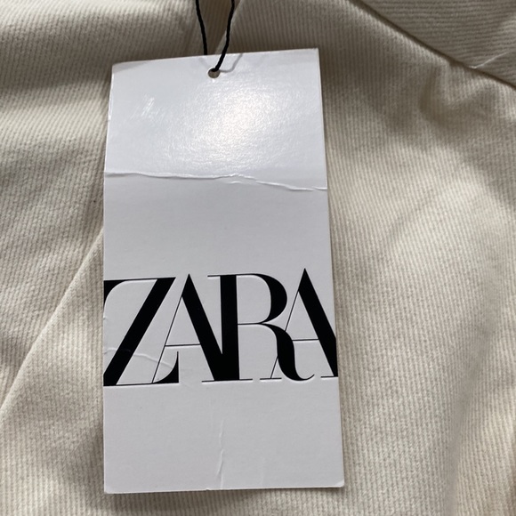 NWT ZARA Culottes with Topstitching High-rise Wide Leg Bloggers Fave. size 29 - Picture 6 of 8